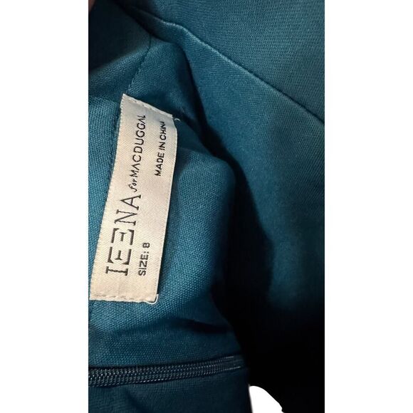 Ieena by Mac Duggal Long Sleeve Jewel Trim Charmeuse Gown 26524 - Size 8 - NWT - Picture 5 of 5